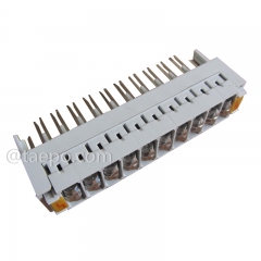 10 pairs 3 pole over voltage highband module protection magazine with GDT arrester