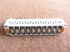 10 pairs 3 pole over voltage highband module protection magazine with GDT arrester