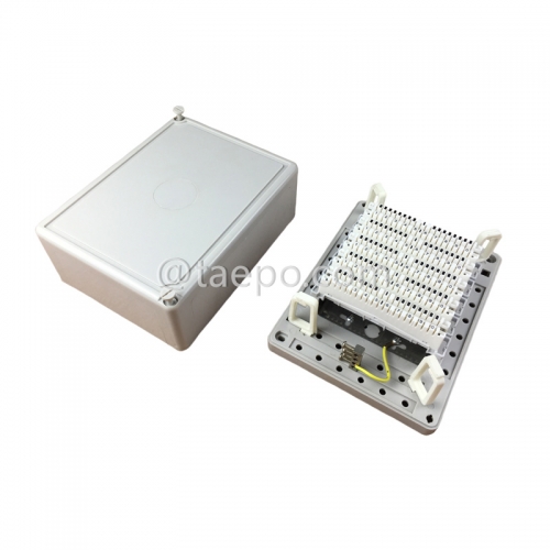 Indoor 50 pairs distribution point dp box for LSA module from China Manufacturer for Sale