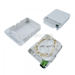 Sample Free Telecom Parts Export Plastic housing indoor 1 fiber SC Fiber optic termination box from China Manufacturer TAEPO for Sale