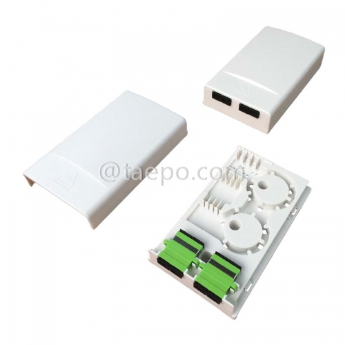 Indoor 4 port SC FTB home Fiber optic termination box from China Manufacturer TAEPO for Sale