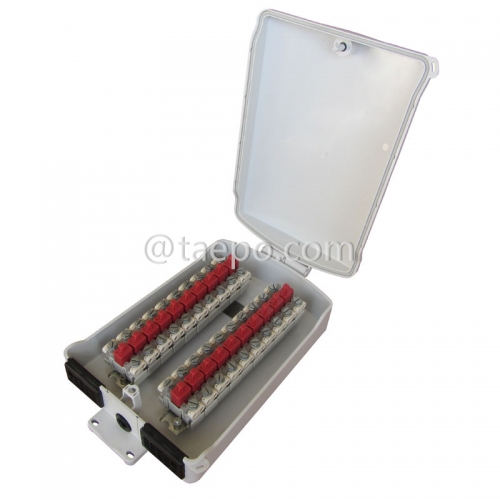 Outdoor 20 pairs terminal box for STB module ver-voltage protection