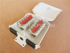 Outdoor 10 pairs terminal box for STB module over-voltage protection