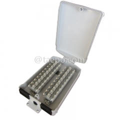 Outdoor 20 pair telephone distribution box for STB module