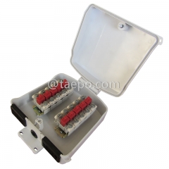 Outdoor 10 pairs terminal box for STB module over-voltage protection