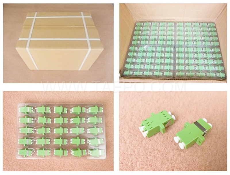 Packing Pictrue for Singlemode duplex APC LC to LC Fiber optic adapter