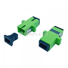 Single mode simplex SC APC fiber optic adapter