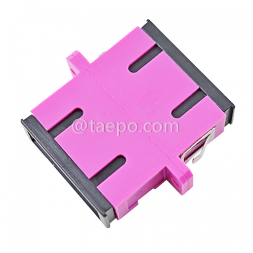 Multimode OM4 duplex UPC SC Fiber optic adapter