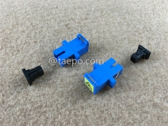 Single mode simplex SC UPC Fiber optic adapter with shutter