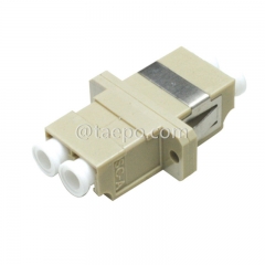 Multimode duplex LC UPC fiber optic adaptor