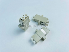 Multimode duplex LC UPC fiber optic adaptor