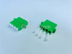 Singlemode quadri APC LC to LC Fiber optic coupler