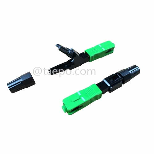 Field assembly SC APC optical fiber fast connector