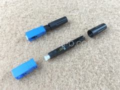 Field assembly SC UPC optical fiber field installable fast connector