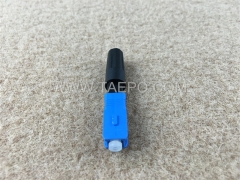 Field assembly SC UPC optical fiber field installable fast connector