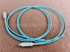 0.9mm 2mm 3mm multimode OM3 simplex SC UPC Fiber optic pigtail with good price