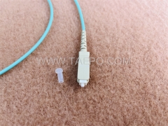 0.9mm 2mm 3mm multimode OM3 simplex SC UPC Fiber optic pigtail with good price