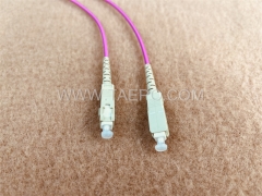 3mm multimode OM4 simplex SC UPC Fiber optic pigtail