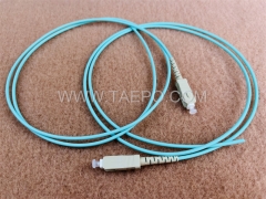 0.9mm 2mm 3mm multimode OM3 simplex SC UPC Fiber optic pigtail with good price