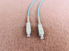 0.9mm 2mm 3mm multimode OM3 simplex SC UPC Fiber optic pigtail with good price