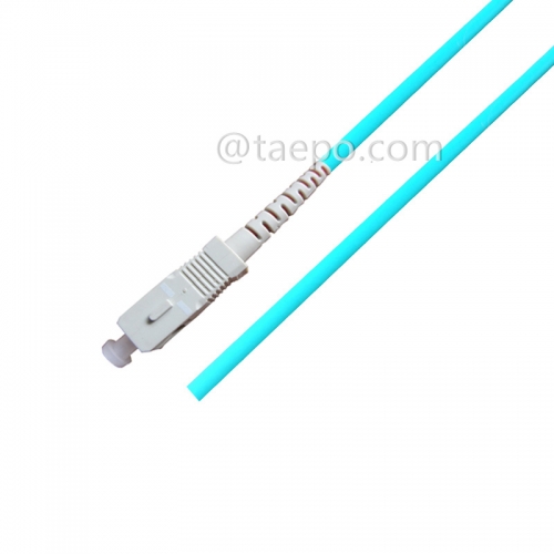 0.9mm 2mm 3mm multimode OM3 simplex SC UPC Fiber optic pigtail with good price