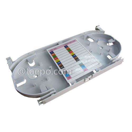 24 fiber fusion splice tray with colorful label