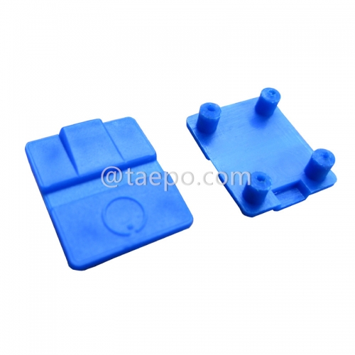 Plastic hinge between base and cover for TP-3115 fiber optic splice tray