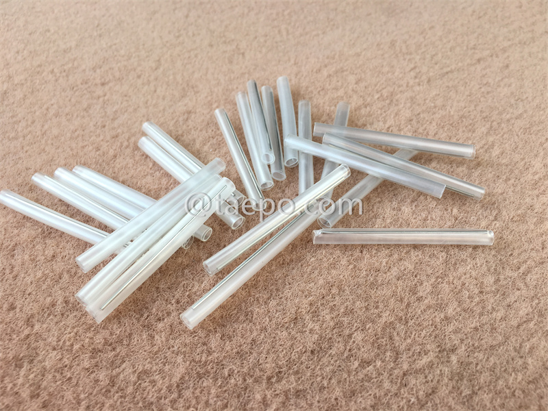 Fiber splice tray, 12 fibers, plastic with snap-on cover, hot melt 2pcs 6F comb