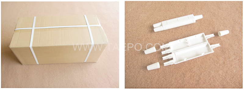 Packing Picture for Drop cable fiber splice protection box