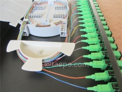 19 inch 1U 24 fibers Rack mounted ODF Optical Distribution Frame with SC fiber optic adapters