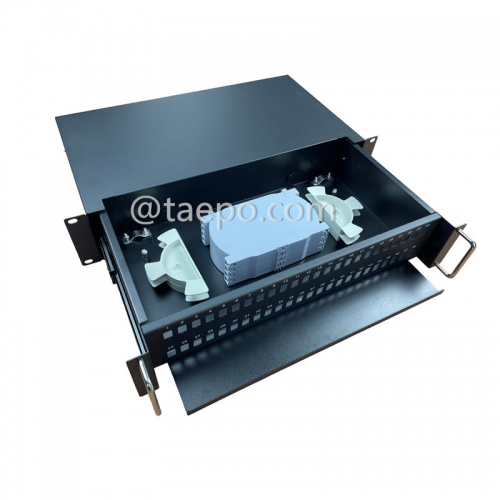 Metal guide rail sliding 19" 2U SC 48 fibers Rack mounted optical distribution frame with good price