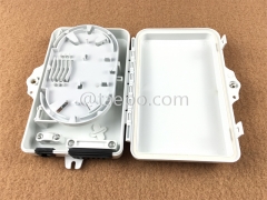 Outdoor plastic housing 6 port ftth FTB fiber termination box with SC adapter and pigtail