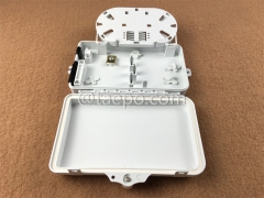 Outdoor plastic housing 6 port ftth FTB fiber termination box with SC adapter and pigtail
