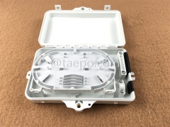 Outdoor plastic housing 6 port ftth FTB fiber termination box with SC adapter and pigtail