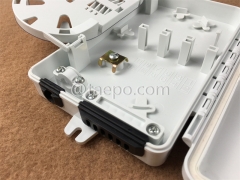 Outdoor plastic housing 6 port ftth FTB fiber termination box with SC adapter and pigtail