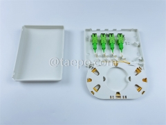 Sample Free Indoor 4 port FTTH FTB Fiber termination box with SC adapter from China Manufacturer TAEPO for Sale