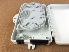 Outdoor plastic housing 6 port ftth FTB fiber termination box with SC adapter and pigtail