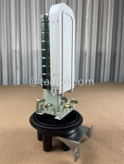 Hot Sale 36 fibers vertical type mechanical sealing 4+2 ports FOSC Fiber optic splice closure from China Manufacturer TAEPO for Sale