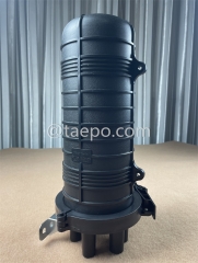 Hot Sale 36 fibers vertical type mechanical sealing 4+2 ports FOSC Fiber optic splice closure from China Manufacturer TAEPO for Sale