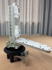Hot Sale 36 fibers vertical type mechanical sealing 4+2 ports FOSC Fiber optic splice closure from China Manufacturer TAEPO for Sale