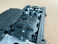 Factory Price 24 fibers horizontal type mechanical sealing Fiber optic splice enclosure FOSC from China Manufacturer TAEPO for Sale