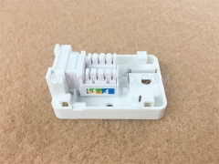CAT5E 8P8C 1 port surface mount box with keystone jack with RoHS Certificate from China Manufacturer TAEPO for Sale