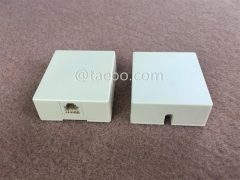 CAT3 telephone wire connection box with 6P4C RJ11 jack with RoHS Certificate from China Manufacturer TAEPO for Sale