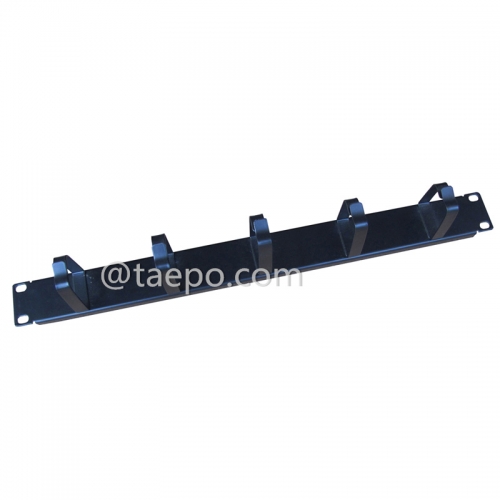 5 rings 1U rackmount Metal network cable wire management from China Manufacturer TAEPO for Sale