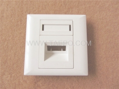 86x86mm Fiber optic face plate for simplex SC adapters