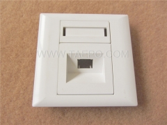 86x86mm Fiber optic faceplate for duplex SC adapter