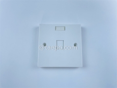 86x86mm UK style 1 port faceplate from China Manufacturer TAEPO for Sale