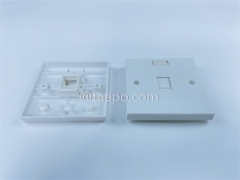 86x86mm UK style 1 port faceplate from China Manufacturer TAEPO for Sale