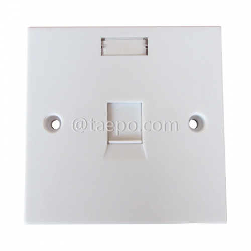 86x86mm UK style 1 port faceplate from China Manufacturer TAEPO for Sale