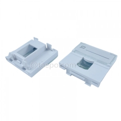 French style 1 port faceplate insert for telephone or network keystone jack from China manufacturer TAEPO for Sale